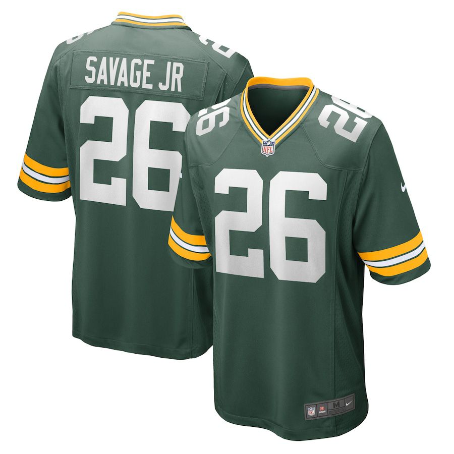 Men Green Bay Packers #26 Darnell Savage Jr Nike Green Game Team NFL Jersey